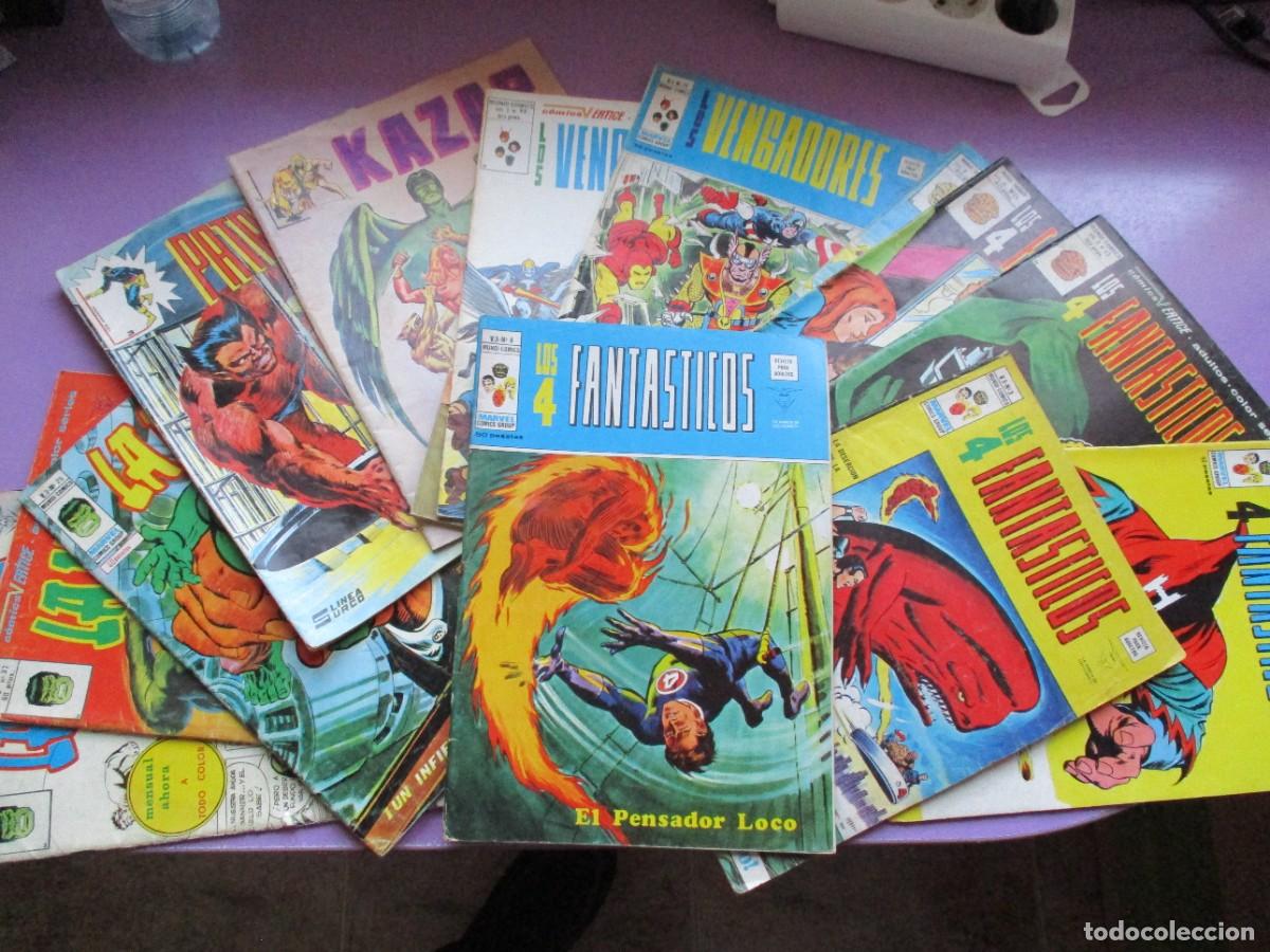 C&oacute;mics: LOTE 14 COMICS VERTICE VOLUMEN 2 3, LOS 4 FANTASTICOS, LA MASA , VENGADORES ETC ..