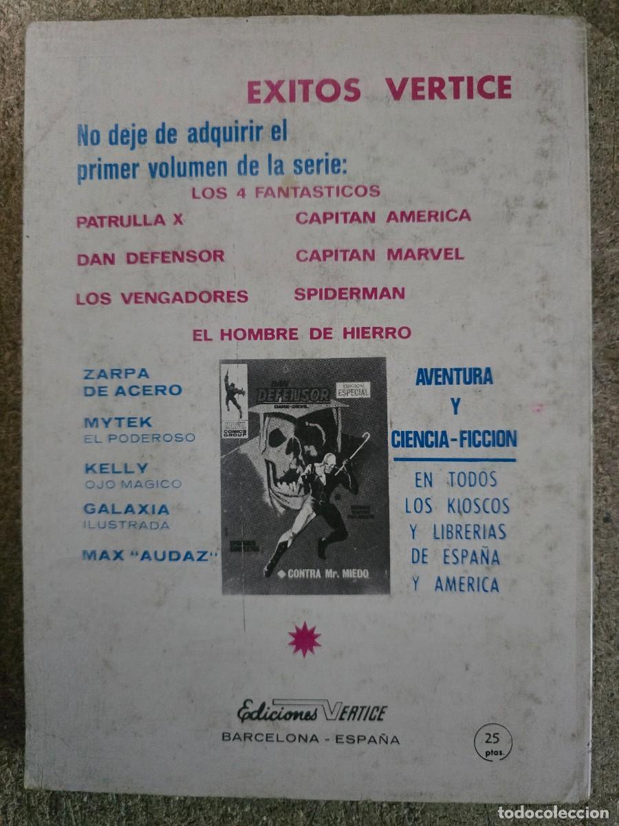 C&oacute;mics: Zarpa de Acero 27 Vol.1 Vertice 25 ptas. - Foto 2