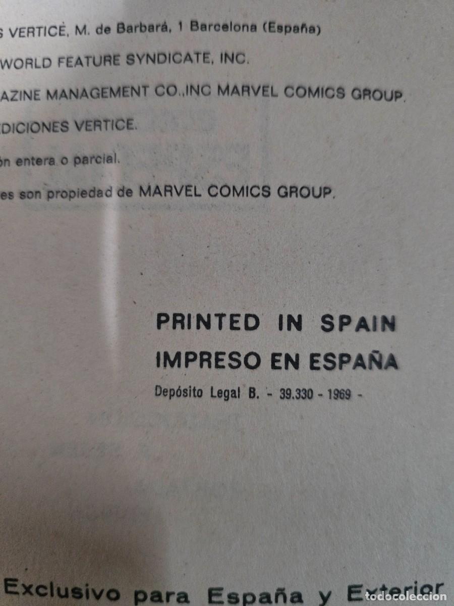 C&oacute;mics: Spiderman 1 Vol.1 Vertice 25 ptas.1969 - Foto 3