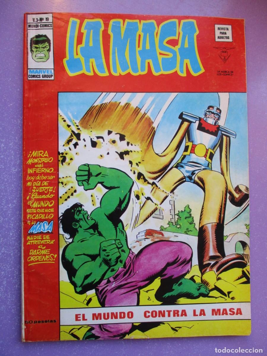 C&oacute;mics: LA MASA 19 VERTICE VOLUMEN 3 &iexcl;&iexcl;&iexcl;&iexcl; BUEN ESTADO!!!!