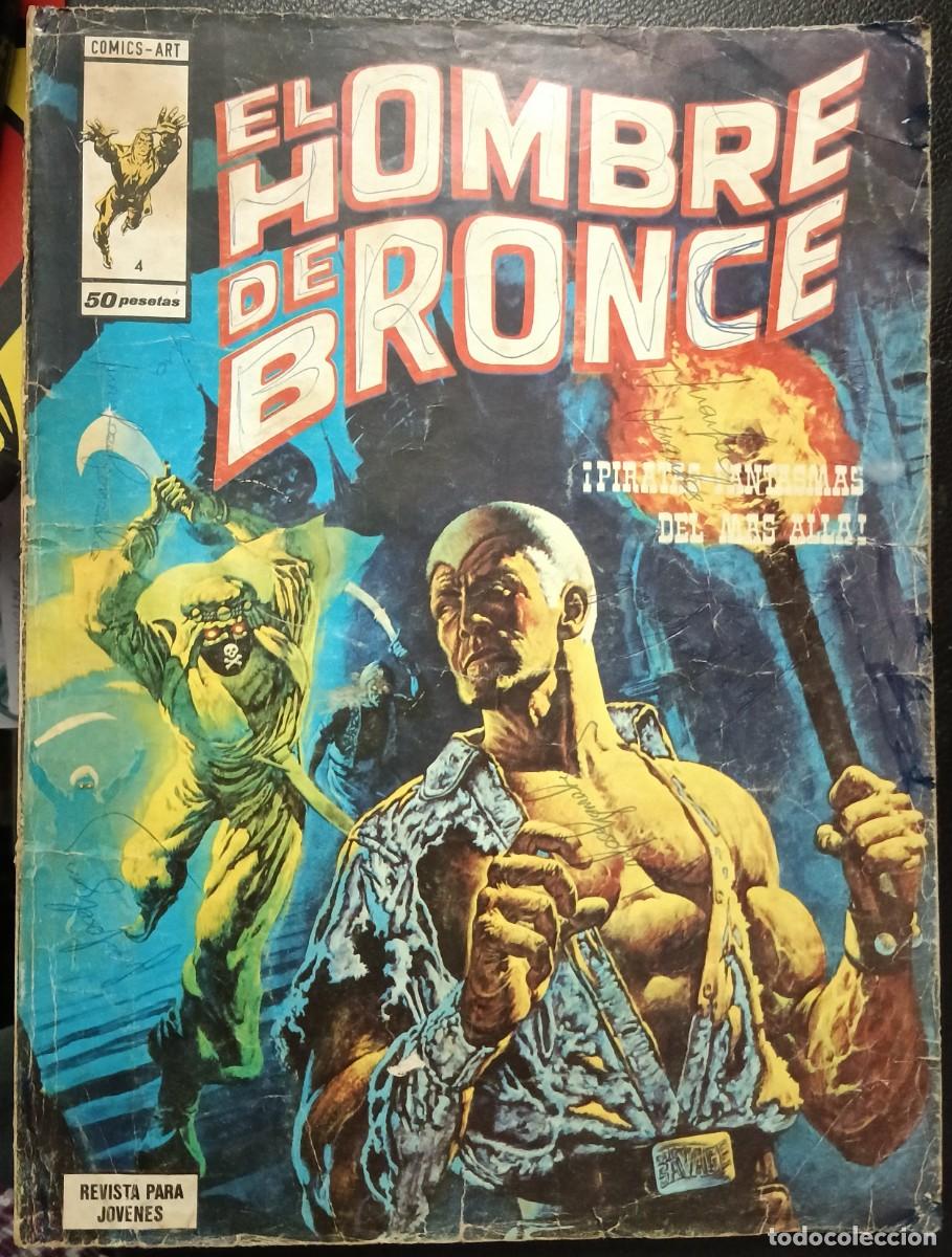 C&oacute;mics: EL HOMBRE DE BRONCE-V&Eacute;RTICE- N&ordm; 4 -PIRATAS FANTASMAS DEL M&Aacute;S ALL&Aacute;-T.DE ZU&Ntilde;IGA-1976-REGULAR-VEA-1841