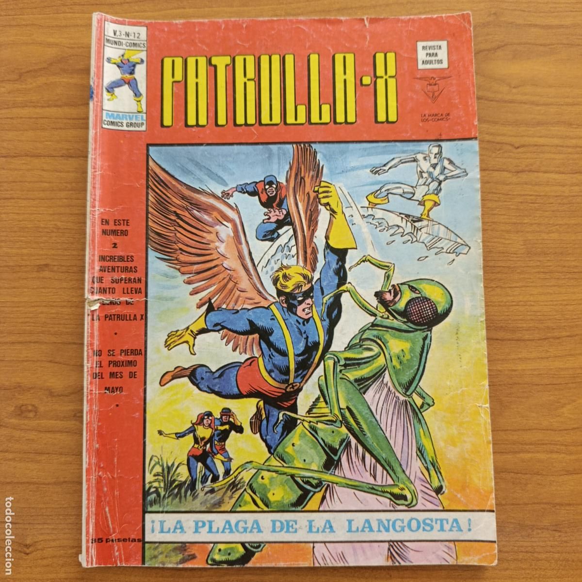 C&oacute;mics: PATRULLA X, LA PLAGA DE LA LANGOSTA. MUNDI COMICS, MARVEL