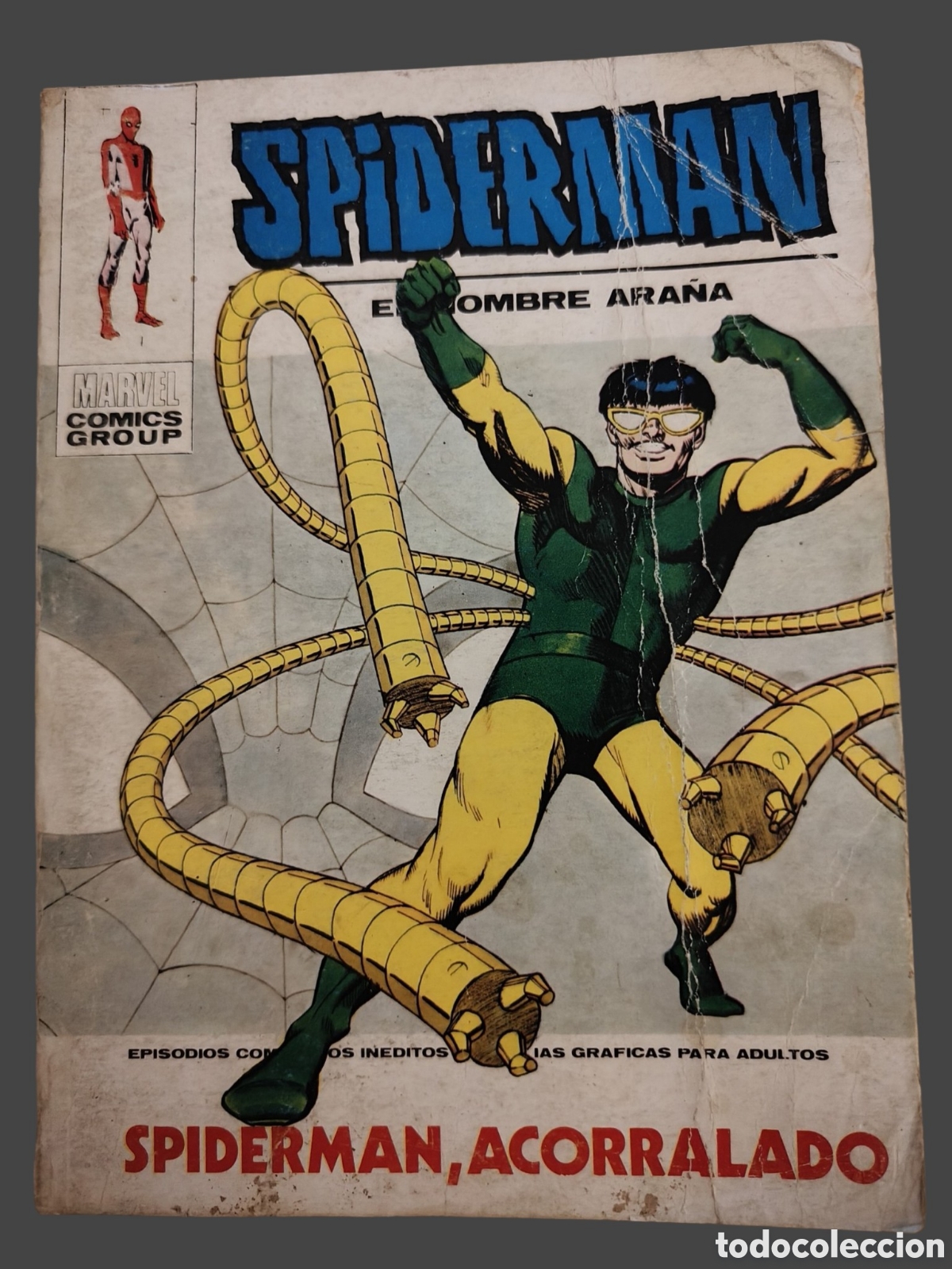 C&oacute;mics: Spiderman Vol. 1 N&ordm; 50: Spiderman, acorralado - Ediciones V&eacute;rtice (1973) - Formato Taco