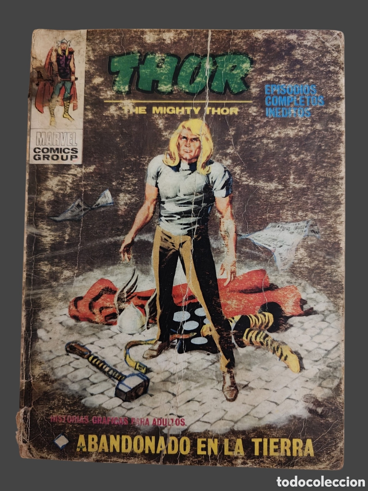 C&oacute;mics: Thor (The Mighty Thor) Vol. 1 N&ordm; 36: Abandonado en la Tierra - Ediciones V&eacute;rtice (1972) - Taco