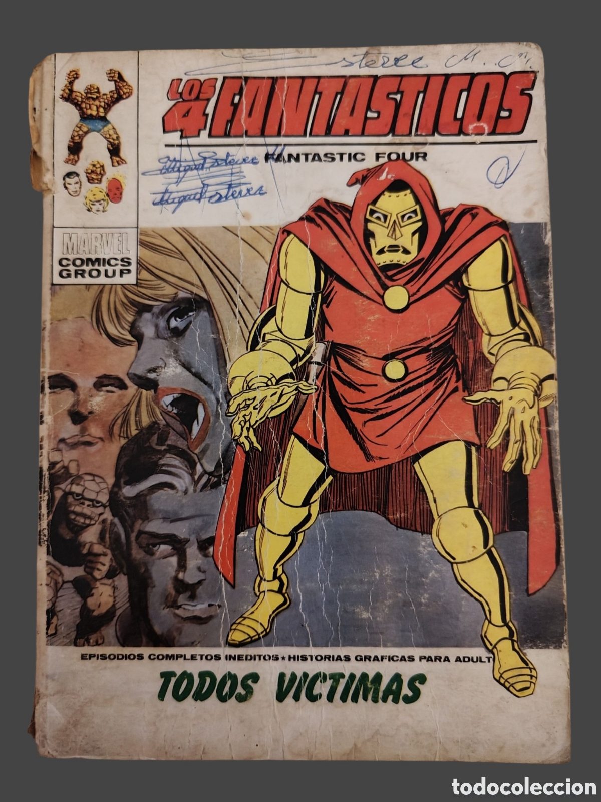 C&oacute;mics: Los 4 Fant&aacute;sticos Vol. 1 N&ordm; 43: Todos v&iacute;ctimas - Ediciones V&eacute;rtice (1972) - Formato Taco