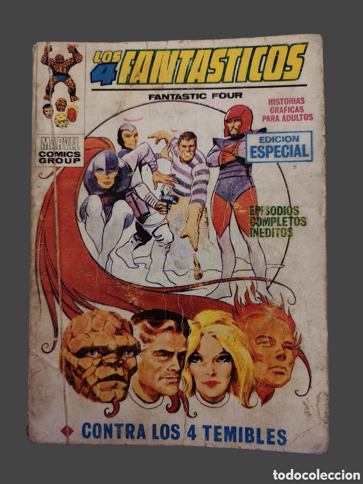 Comics: Los 4 Fant&aacute;sticos Vol. 1 N&ordm; 11: Contra los 4 Temibles - Ediciones V&eacute;rtice (1970) - Edici&oacute;n Especial