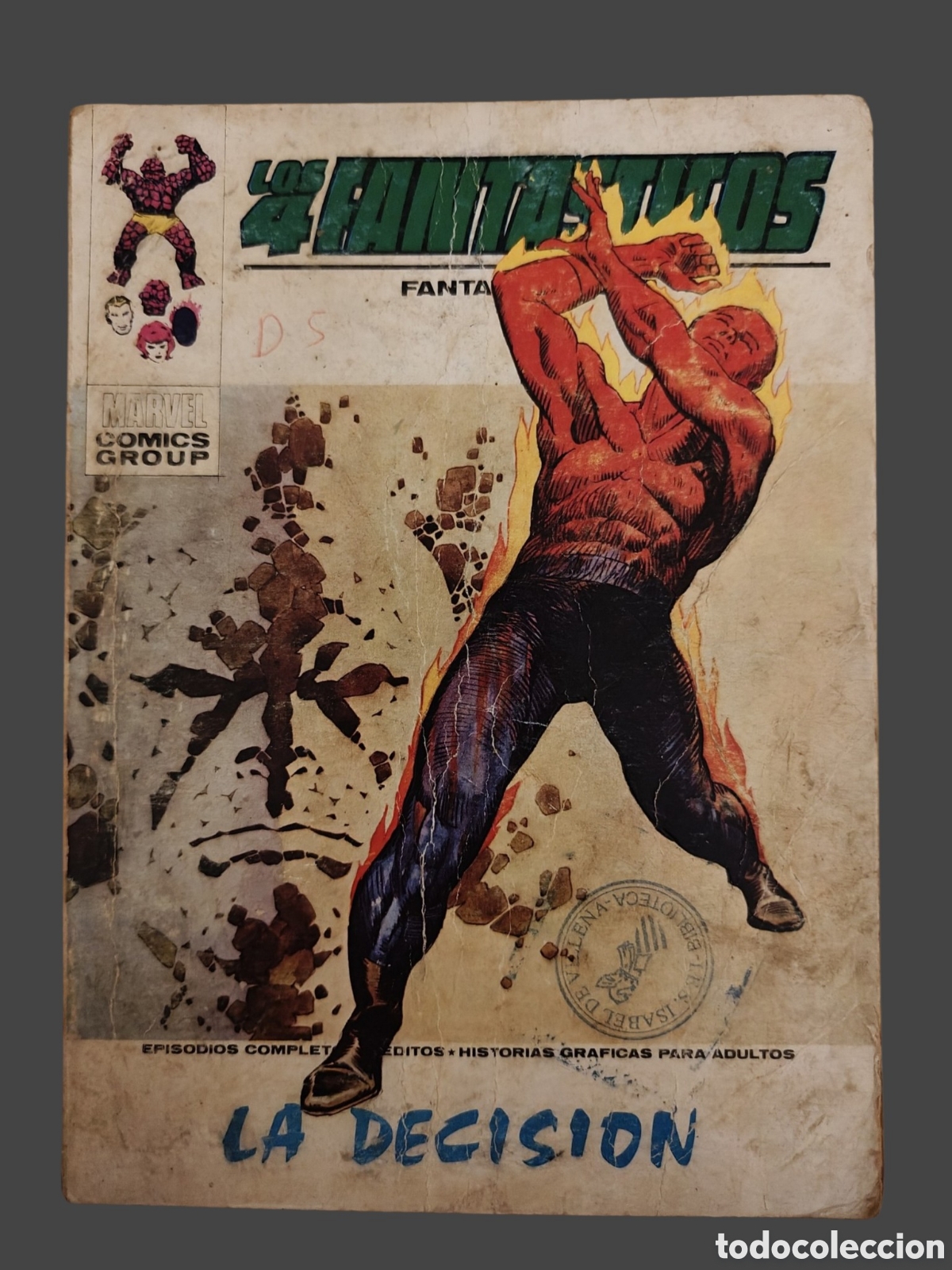 Comics: Los 4 Fant&aacute;sticos Vol. 1 N&ordm; 51: La decisi&oacute;n - Ediciones V&eacute;rtice (1973) - Formato Taco