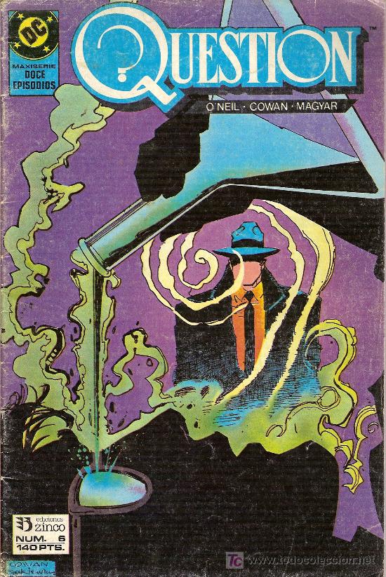 C&oacute;mics: Question, n&ordm; 6. Ediciones Zinco. 1988. - Foto 1
