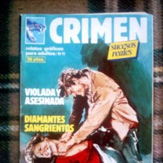 Cómics: CRIMEN Nº 11 RELATOS GRAFICOS PARA ADULTOS SUCESOS REALES / ZINCO 1981. Lote 3943116