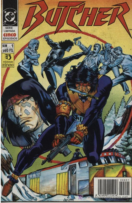 C&oacute;mics: Butcher  -  n&ordm; 1 de 5  -  Ed. Zinco 1990 - Foto 1