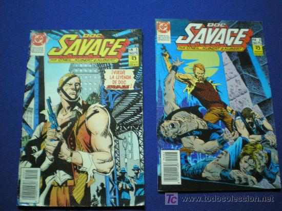 C&oacute;mics: LOTE DE  DOC SAVAGE  N&ordm; 1 AL 4  SERIE  COMPLETA - ZINCO - Foto 3