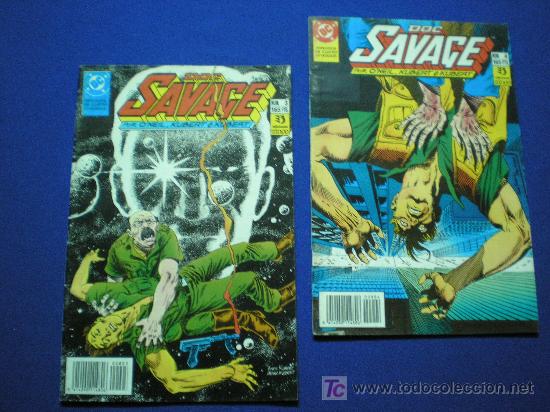 C&oacute;mics: LOTE DE  DOC SAVAGE  N&ordm; 1 AL 4  SERIE  COMPLETA - ZINCO - Foto 2