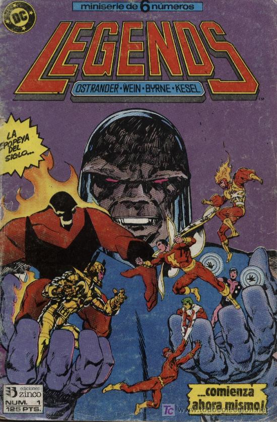 C&oacute;mics: Legends  -  n&ordm; 1 de 6  -  Ed. Zinco 1987 - Foto 1