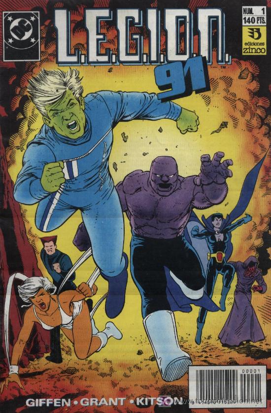 C&oacute;mics: Legion 91  -  n&ordm; 1  -  Ed. Zinco 1991 - Foto 1