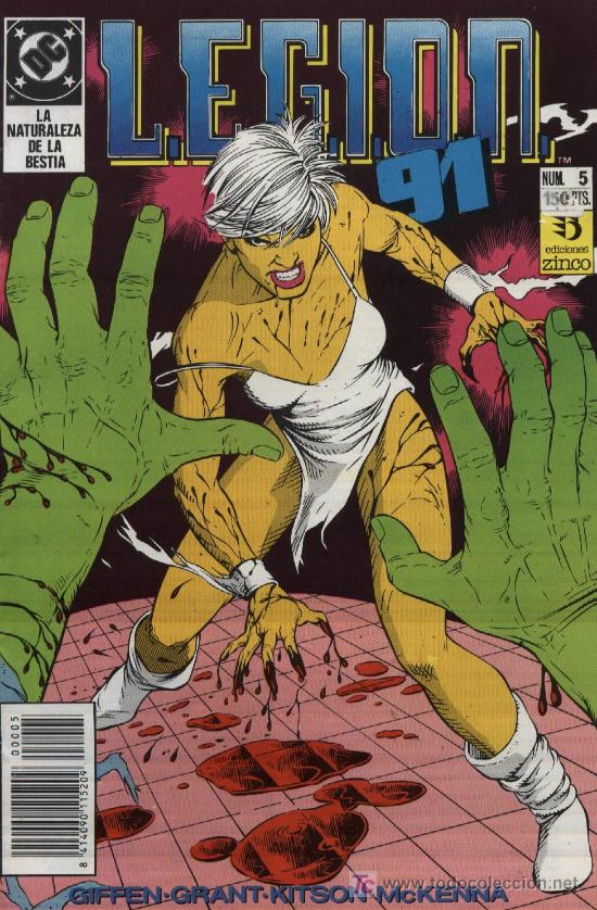 C&oacute;mics: Legion 91  -  n&ordm; 5  -  Ed. Zinco 1991 - Foto 1