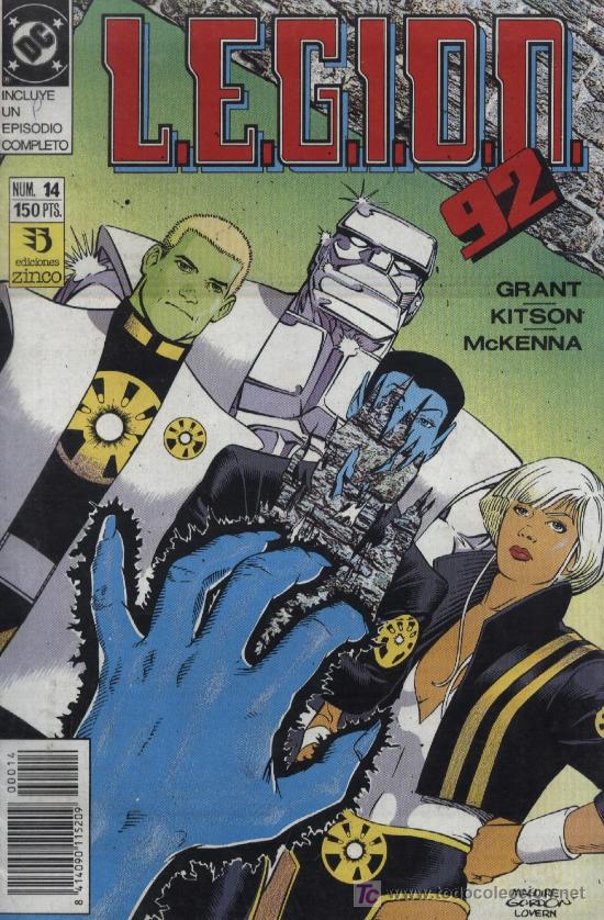 C&oacute;mics: Legion 92  -  n&ordm; 14  -  Ed. Zinco 1991 - Foto 1