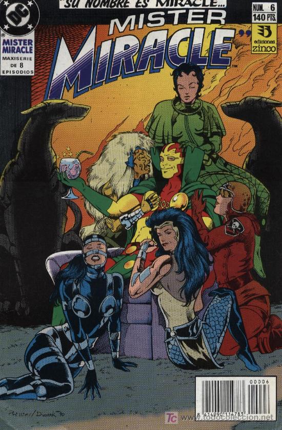 C&oacute;mics: Mister Miracle  -  n&ordm; 6  -  Ed. Zinco  1990 - Foto 1