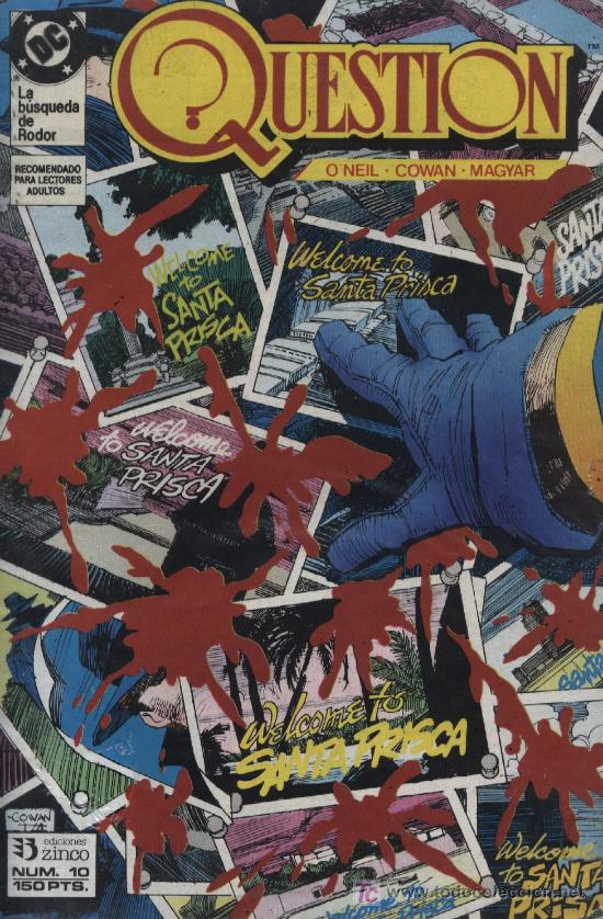 C&oacute;mics: Question  -  n&ordm; 10  -  Ed. Zinco  1987 - Foto 1