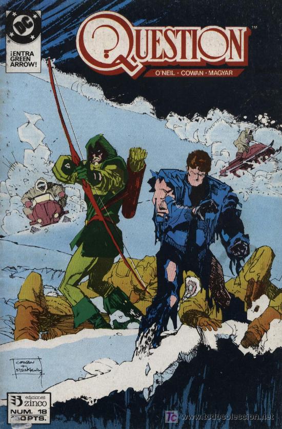 C&oacute;mics: Question  -  n&ordm; 18  -  Ed. Zinco  1988 - Foto 1