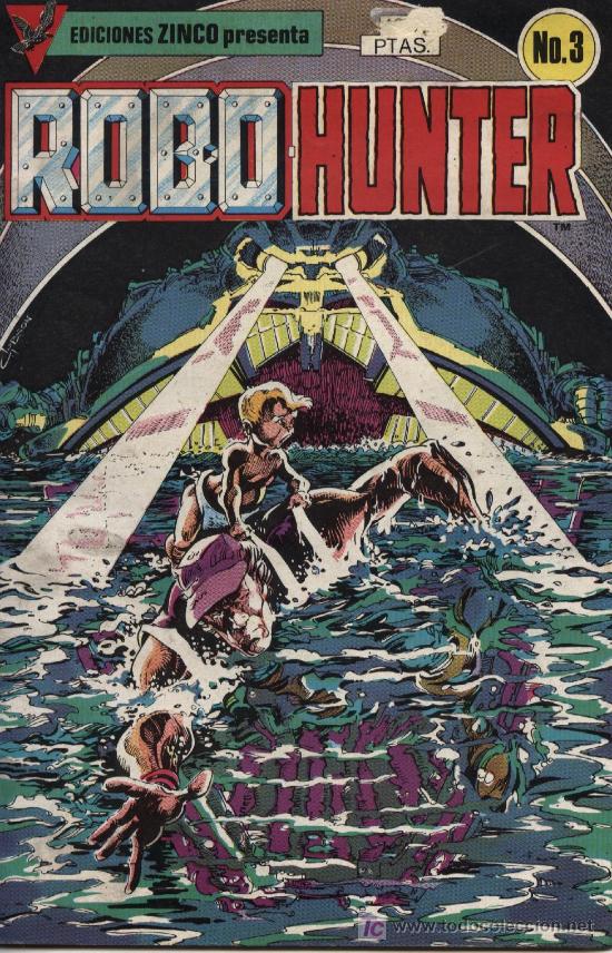 C&oacute;mics: Robo Hunter  -  n&ordm; 3  -  Ed. Zinco  1984 - Foto 1