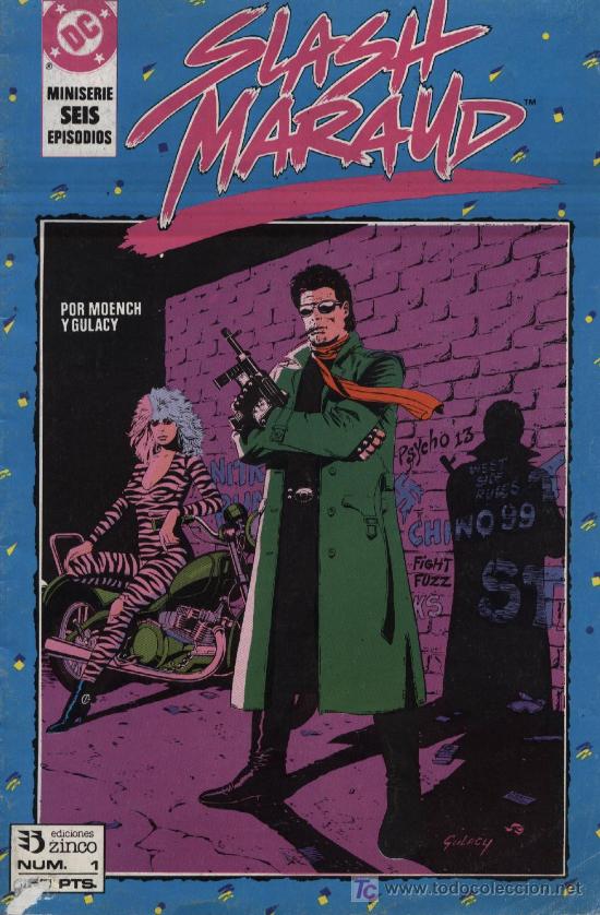 C&oacute;mics: Slash Maraud  -  n&ordm; 1 (de 6)  -  Ed. Zinco  1990 - Foto 1