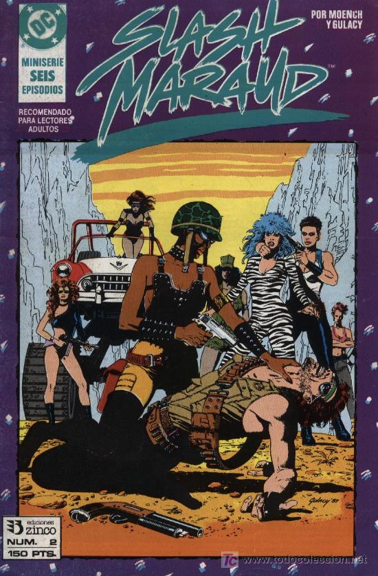 C&oacute;mics: Slash Maraud  -  n&ordm; 2 (de 6)  -  Ed. Zinco  1990 - Foto 1
