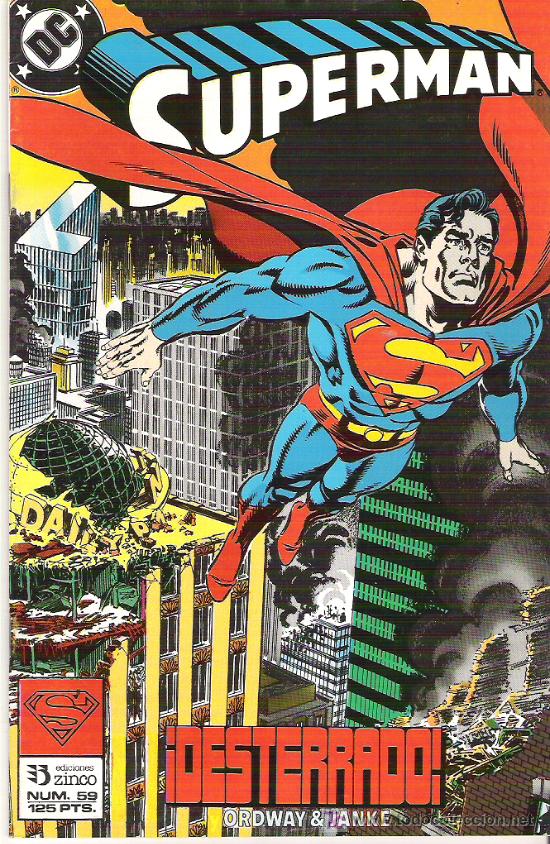 C&oacute;mics: SUPERMAN NUM 59 DESTERRADO *****1989*** CONDICION EXCEPCIONAL - Foto 1