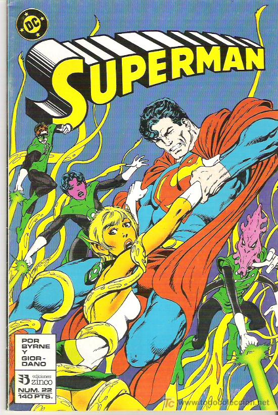C&oacute;mics: SUPERMAN - VERDE SOBRE VERDE **** NUM 22 *** 1987 ** EX - Foto 1