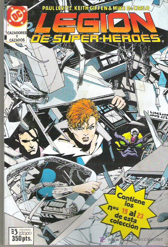 C&oacute;mics: LEGION DE SUPER HEROES-NUM 19-23+++5 num *** 1988 - Foto 1