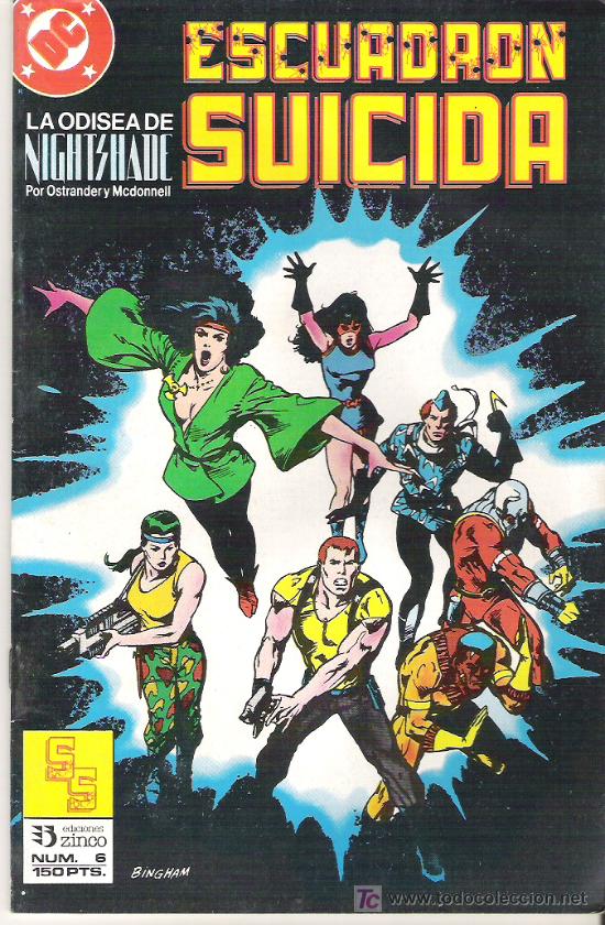 C&oacute;mics: ESCUADRON SUICIDA - NIGHTSADE *** NUM 6 ++1987 - Foto 1
