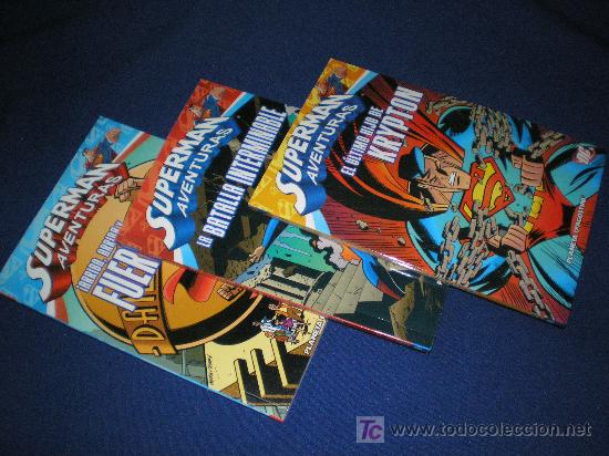 C&oacute;mics: SUPERMAN  AVENTURAS N&ordm; 1 AL 3  - PLANETA - Foto 1