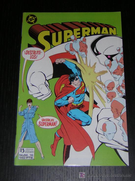 C&oacute;mics: SUPERMAN N&ordm;16 - EDICIONES ZINCO - COMIC - Foto 1