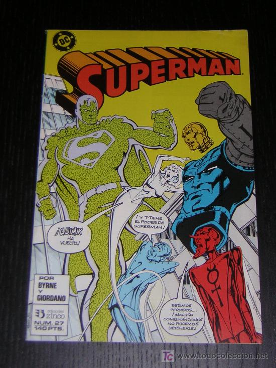 C&oacute;mics: SUPERMAN N&ordm;27 - EDICIONES ZINCO - COMIC - Foto 1