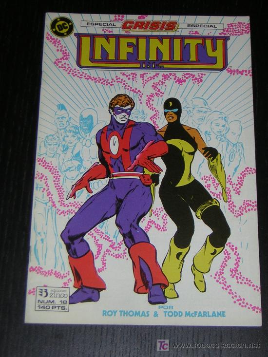 INFINITY INC Nº18 - EDICIONES ZINCO - DC (Tebeos y Comics - Zinco - Infinity Inc)