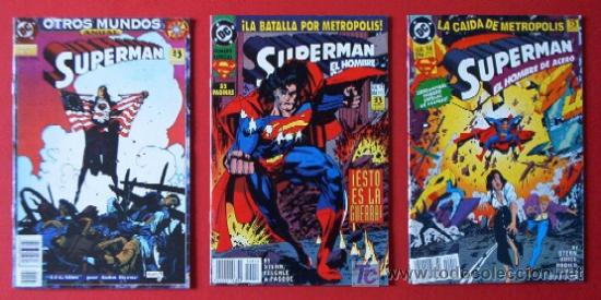 C&oacute;mics: 3 COMICS - SUPERMAN - EDICIONES ZINCO - Foto 1