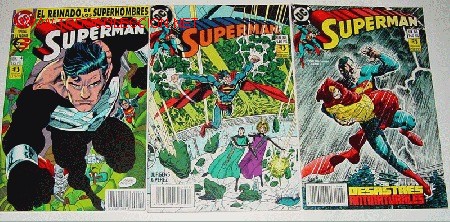 C&oacute;mics: LOTE DE 3 COMICS EDICIONES ZINCO - SUPERMAN N&ordm; 4 - 84 - 85. - Foto 1