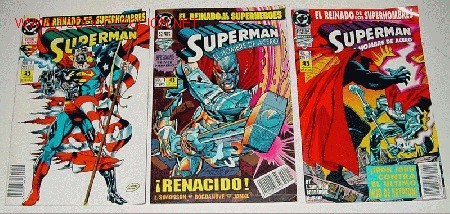 C&oacute;mics: LOTE DE 3 COMICS EDICIONES ZINCO - SUPERMAN N&ordm; 1 - 2 - 3. - Foto 1