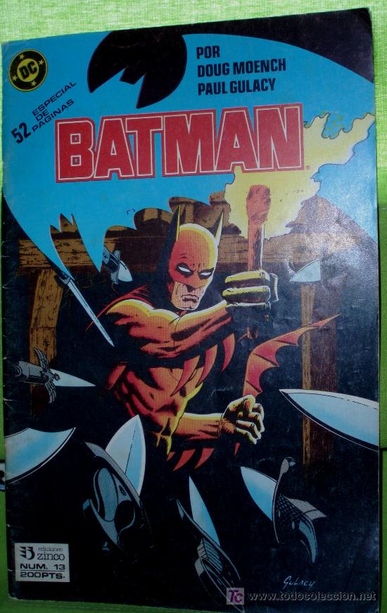 C&oacute;mics: BATMAN, especial de 52 p&aacute;ginas (Doug Moench) - Foto 1