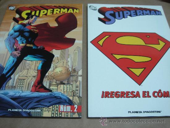 C&oacute;mics: SUPERMAN 2 COMICS NUMEROS 1 Y 2 EDICION PLANETA DC - Foto 1