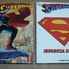 Cómics: SUPERMAN 2 COMICS NUMEROS 1 Y 2 EDICION PLANETA DC . Lote 23473462