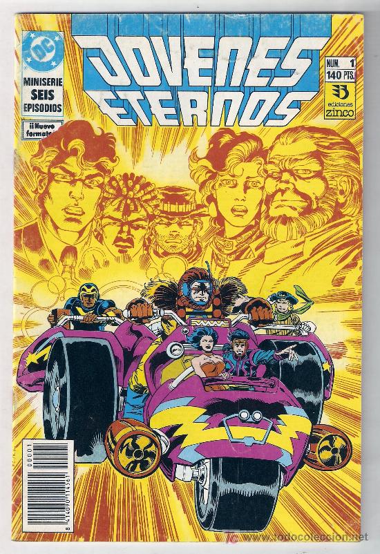 C&oacute;mics: JOVENES ETERNOS - NUMERO UNO - DC ZINCO - Foto 1