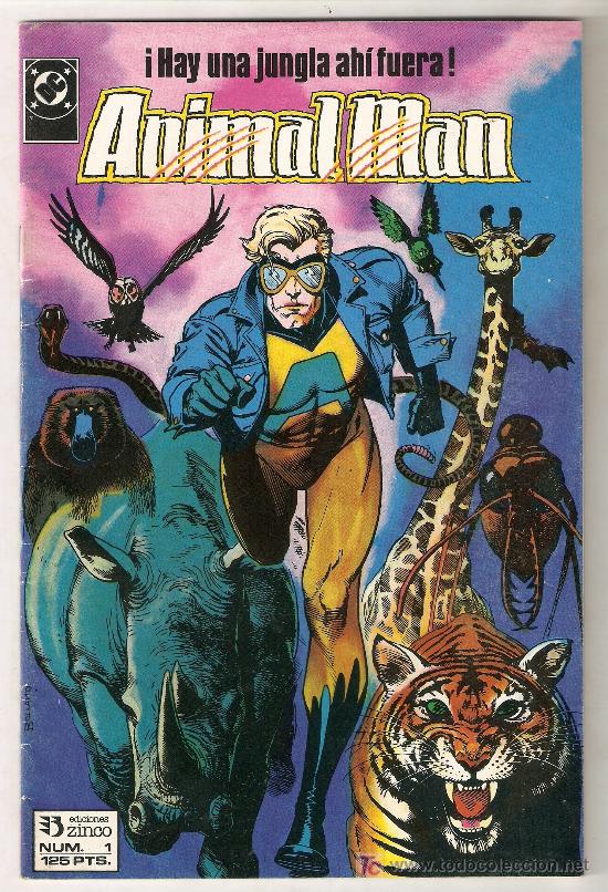 C&oacute;mics: ANIMAL MAN - NUMERO UNO - DC ZINCO - Foto 1