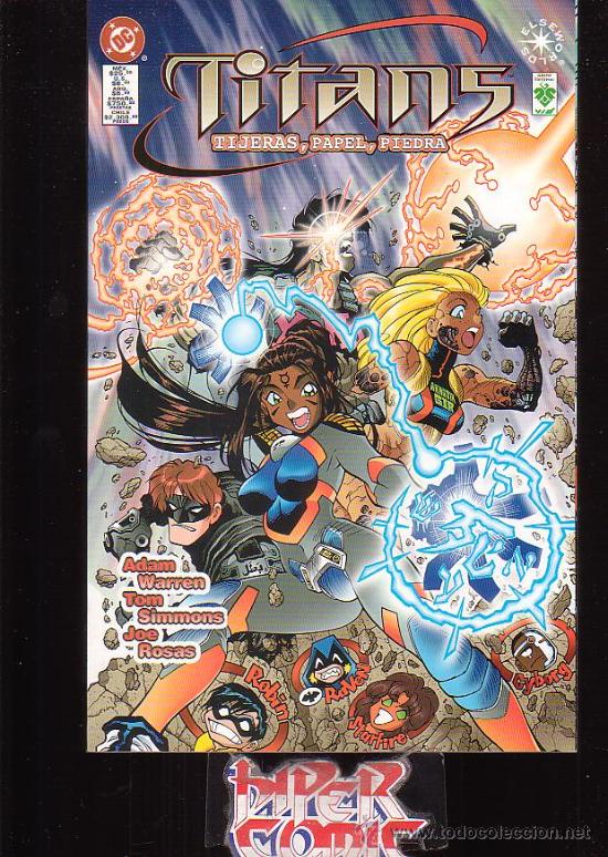 C&oacute;mics: TITANS - TIJERAS, PAPEL, PIEDRA - Foto 1