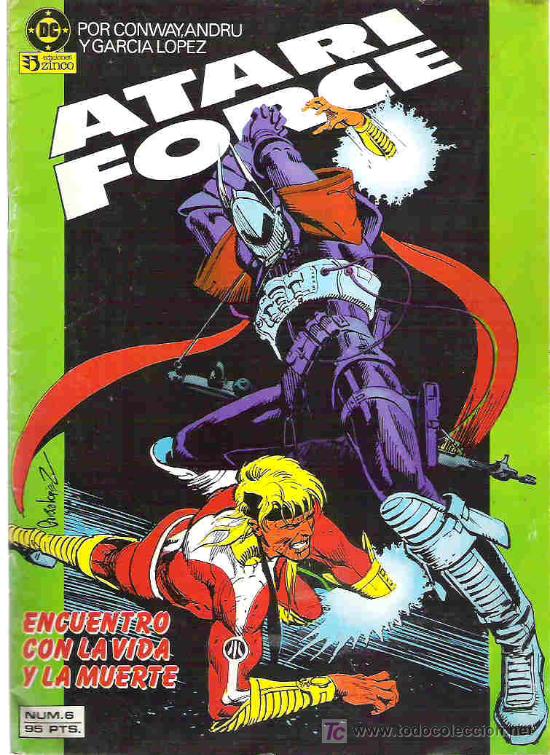 C&oacute;mics: atari force - num 6 ** 1984 - Foto 1