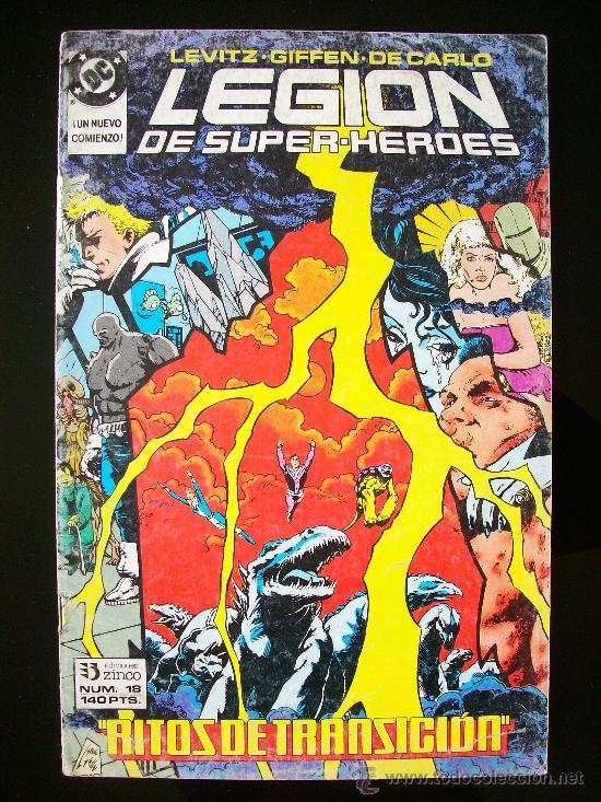 C&oacute;mics: Legion de Super Heroes n&ordm; 18 - Zinco - DC - Foto 1
