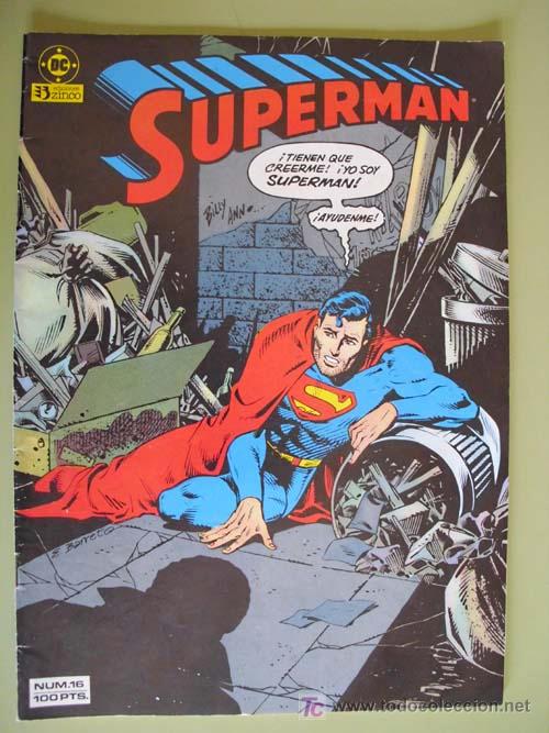 C&oacute;mics: SUPERMAN. N&ordm; 16. 1985. Editorial Zinco - Foto 1