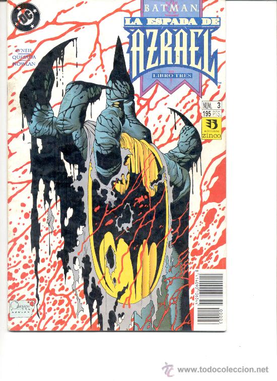 C&oacute;mics: BATMAN LA ESPADA DE AZRAEL 3 ZINCO - Foto 1