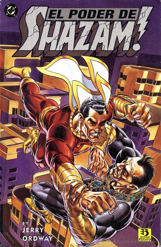 C&oacute;mics: CAPIT&Aacute;N MARVEL - EL PODER DE SHAZAM - EDICIONES ZINCO - 1995 - TAPAS CART&Oacute;N BLANDO - COLOR - Foto 1