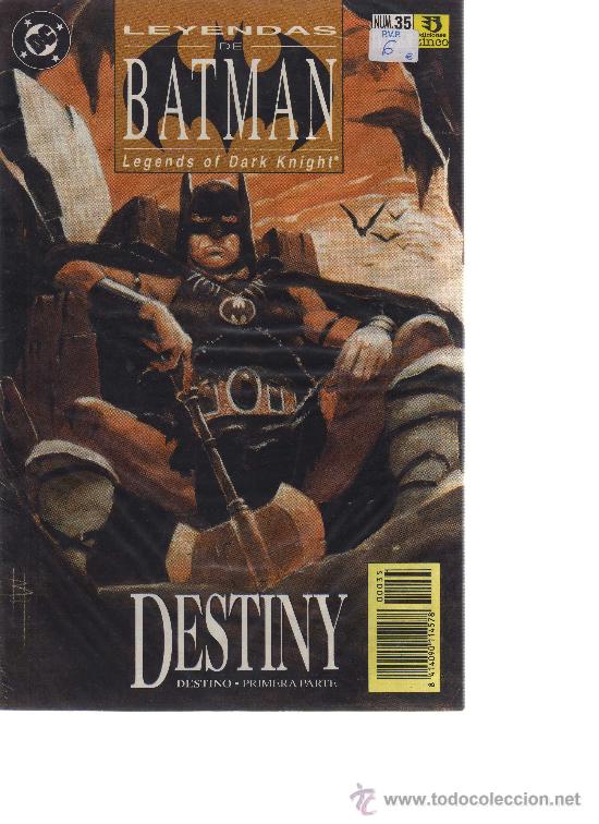 LEYENDAS DE BATMAN - LEGENDS OF DARK KNIGHT (NÚM 35) - CJ34 (Tebeos y Comics - Zinco - Batman)