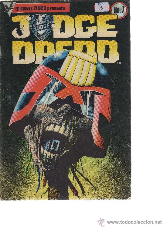 C&oacute;mics: Judge Dredd - N&ordm;7 (Ediciones Zinco) - CJ34 - Foto 1
